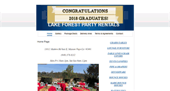 Desktop Screenshot of lfpartyrentals.com